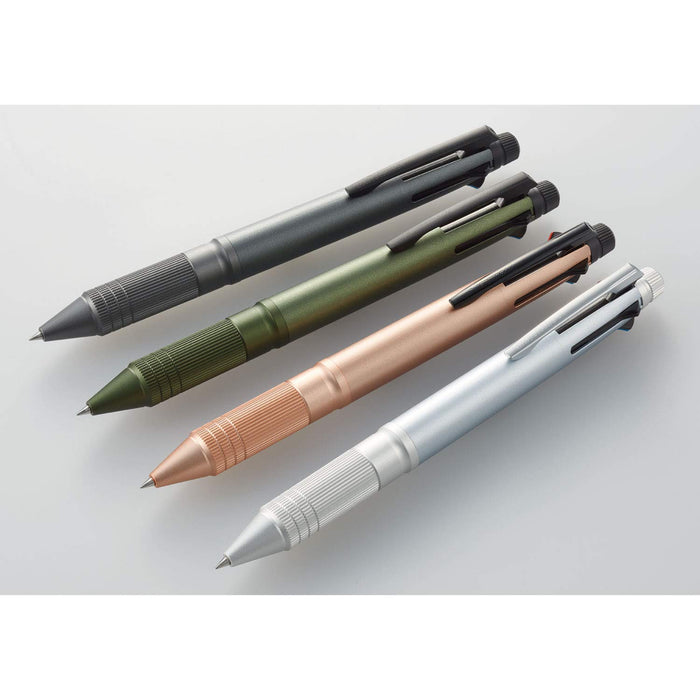 Mitsubishi Pencil Jet Stream 4&1 Metal Edition Dark Green Multi-Function 0.5 Pen