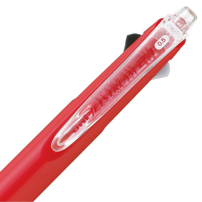 Mitsubishi Pencil Jetstream Multi-Function Pen 0.5 Red Smooth Writing 2 in 1