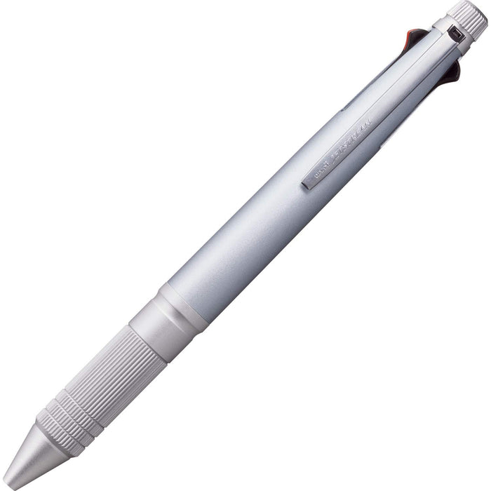 Mitsubishi Pencil Jetstream Multi-Function Pen 4&1 Metal Edition 0.5 Ice Silver Easy to Write