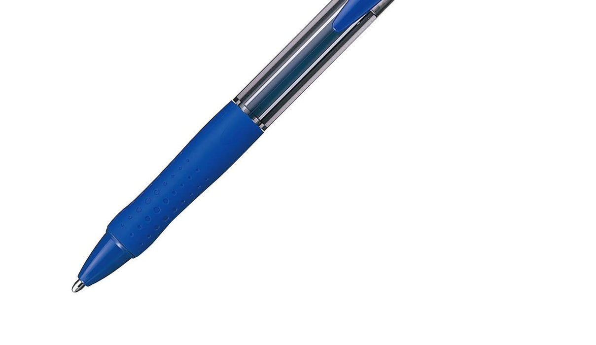 Mitsubishi Pencil Blue Ballpoint Pen Berry Raku Knock SN-100-14 Oil-Based