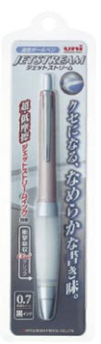 Mitsubishi Pencil Jet Stream Alpha Gel 0.7mm Pink Ballpoint Pen Easy to Write