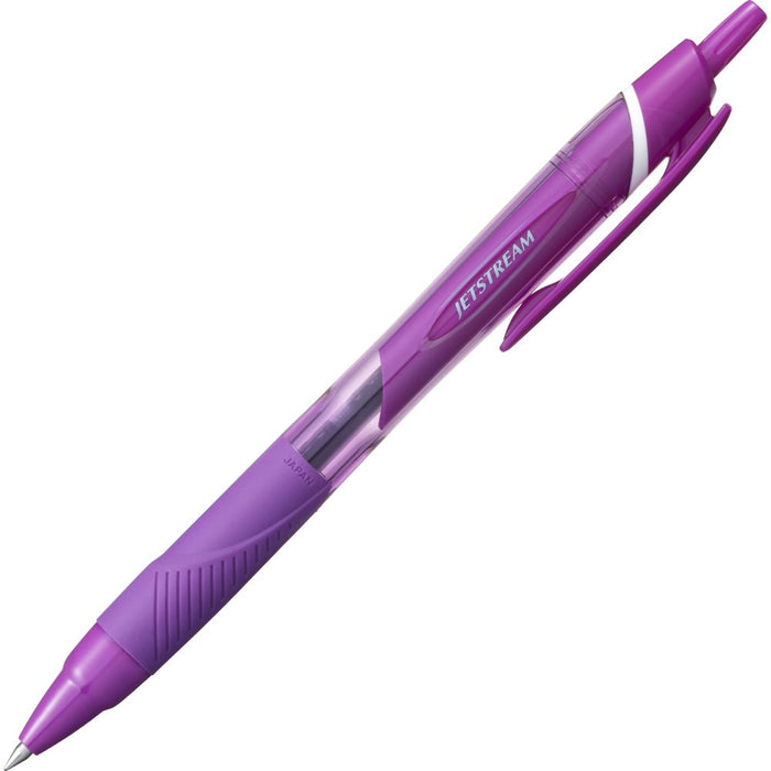 Mitsubishi Pencil Jet Stream 0.5 Purple Oil-Based Ballpoint Pen Easy to Write 10 Pack