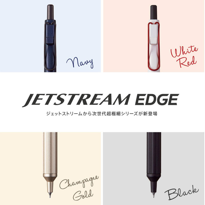 Mitsubishi Pencil Jet Stream Edge Extra Fine 0.28 Black Oil-Based Ballpoint Pen