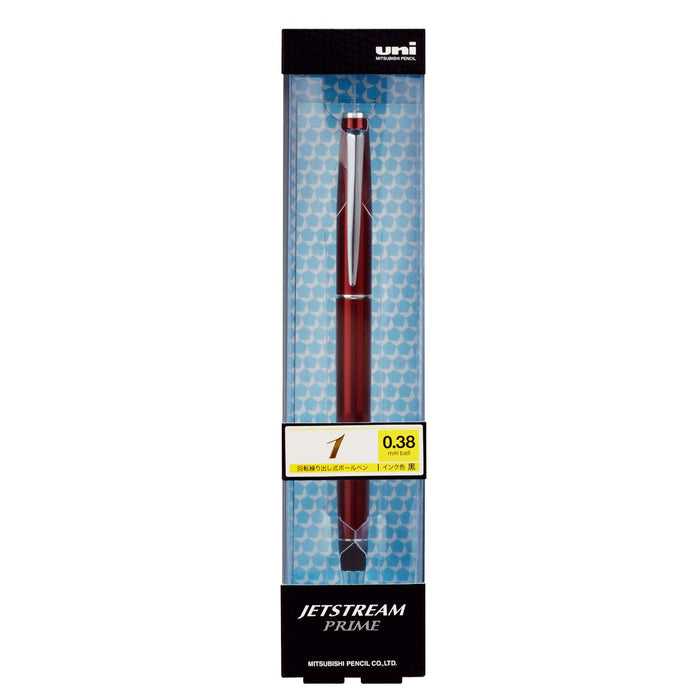 Mitsubishi Pencil Jet Stream Prime Oil-Based Ballpoint Pen 0.38 Dark Bordeaux Easy Write