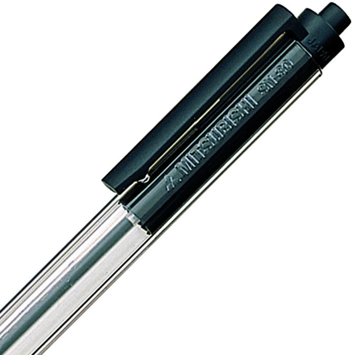 Mitsubishi Pencil New Liner 0.7 - 10 Pieces Black Oil-Based Ballpoint Pen