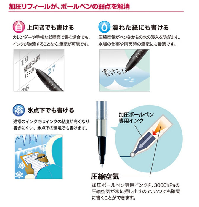 三菱鉛筆動力罐 SN-200PT-07 油性黑色原子筆 24 支裝