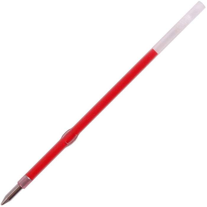 Mitsubishi Pencil S-7S Red Oil-Based Ballpoint Pen Refill Pack of 10