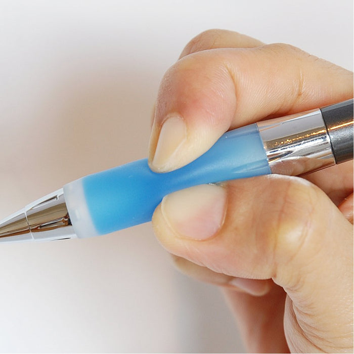 Mitsubishi Pencil Uni Alpha Gel Hard 0.7 Oil-Based Ballpoint Pen - Royal Blue