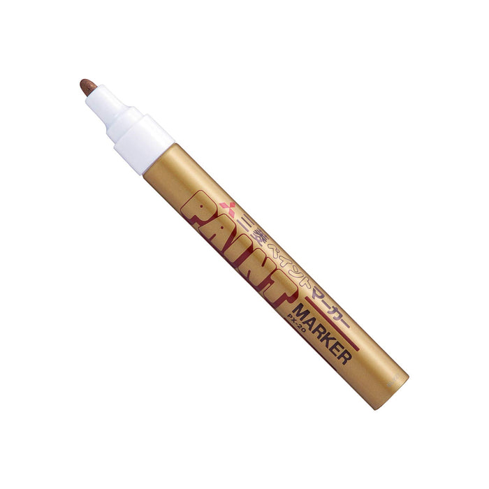 Mitsubishi Pencil Medium Point Gold Paint Marker Pack of 10