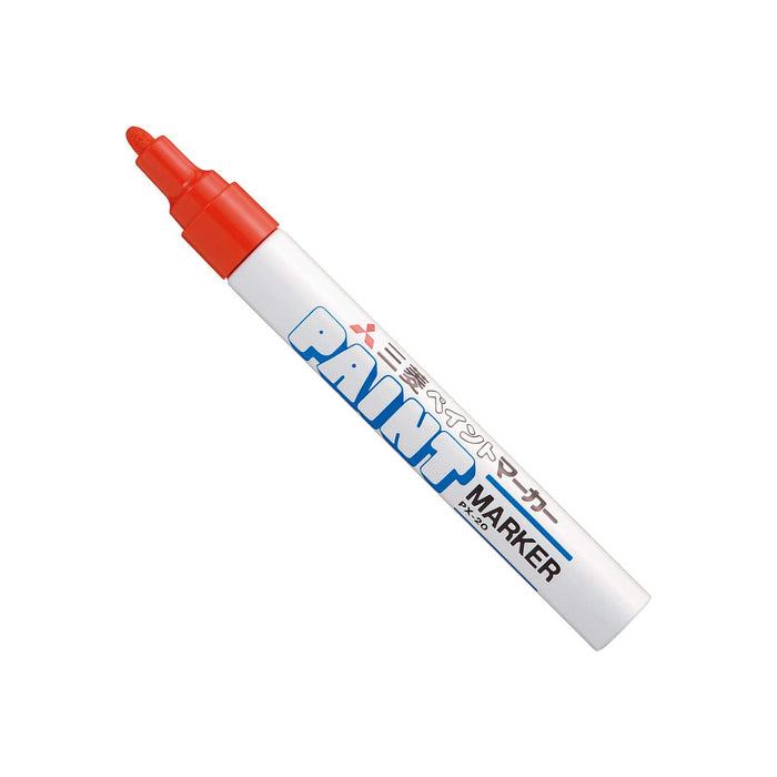 Mitsubishi Pencil Medium Point Red Paint Marker Pack of 10