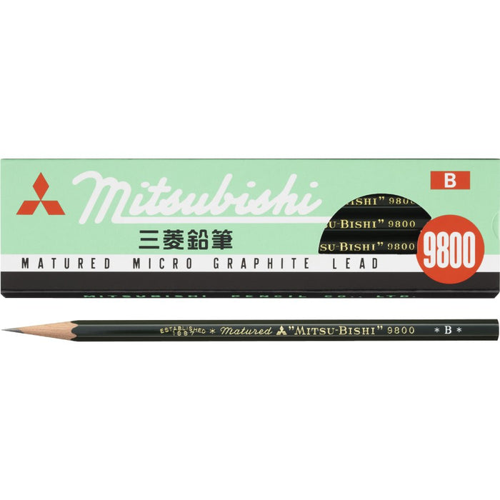 Mitsubishi Pencil K9800B - Premium Quality B-Grade Pencils Pack of 12