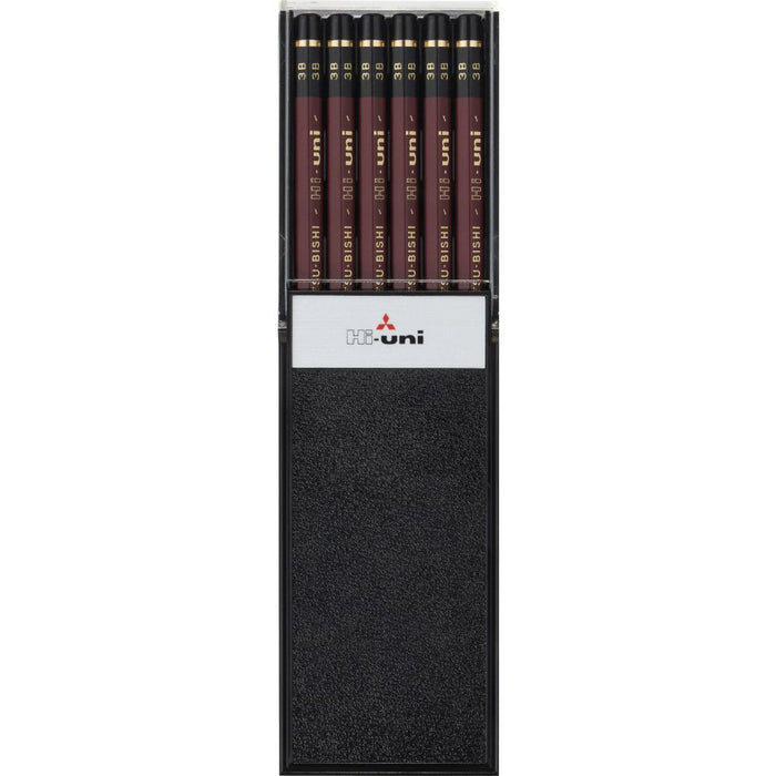 Mitsubishi Pencil High Uni 3B - Pack of 12 Premium Quality Pencils-Kiichin - The #1 Place for Japanese Goods in Your Hand!