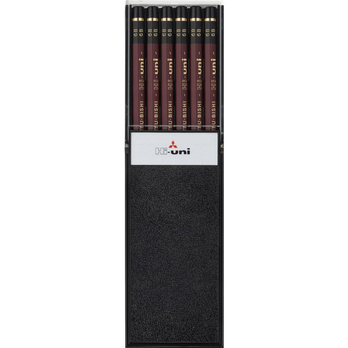 Mitsubishi Pencil High Uni 6B - Premium Quality Pack of 12-Kiichin - The #1 Place for Japanese Goods in Your Hand!