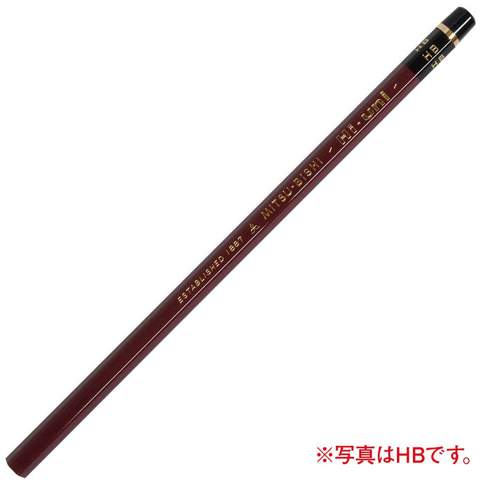 三菱鉛筆 High Uni F 品質 12 支裝 - 三菱耐用 Huf 鉛筆