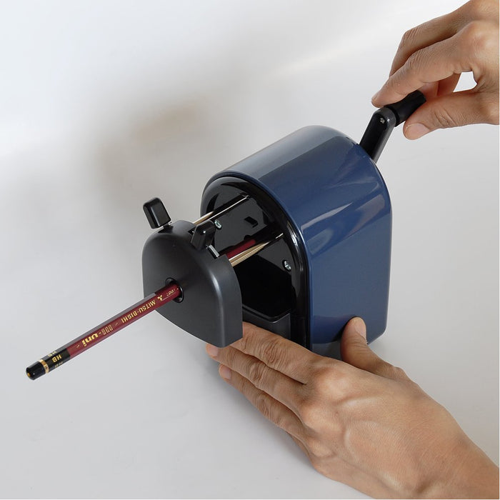 Mitsubishi Pencil KH20 Manual Pencil Sharpener in Blue