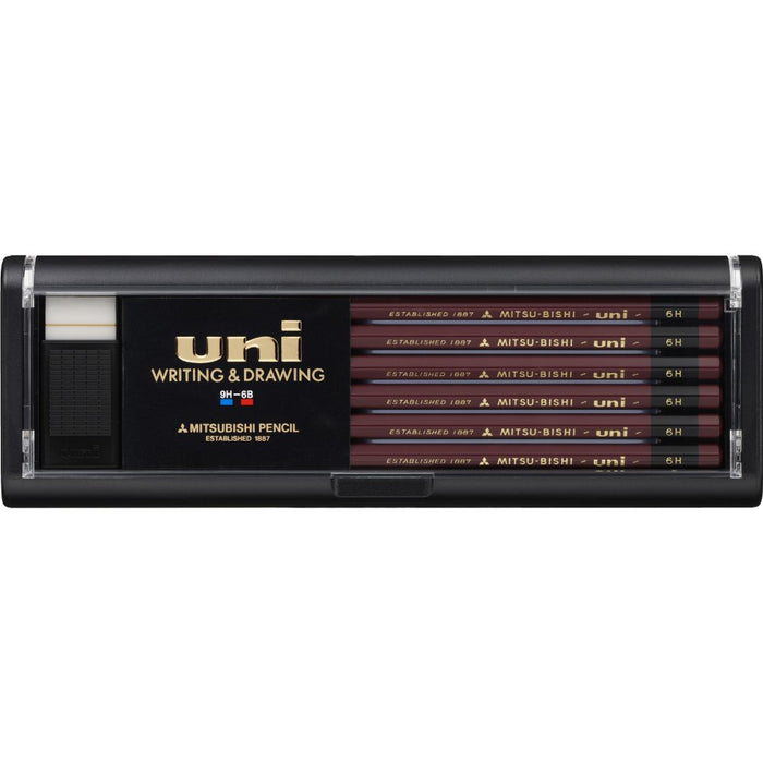 Mitsubishi Pencil Uni 6H - 耐用高品質一打裝