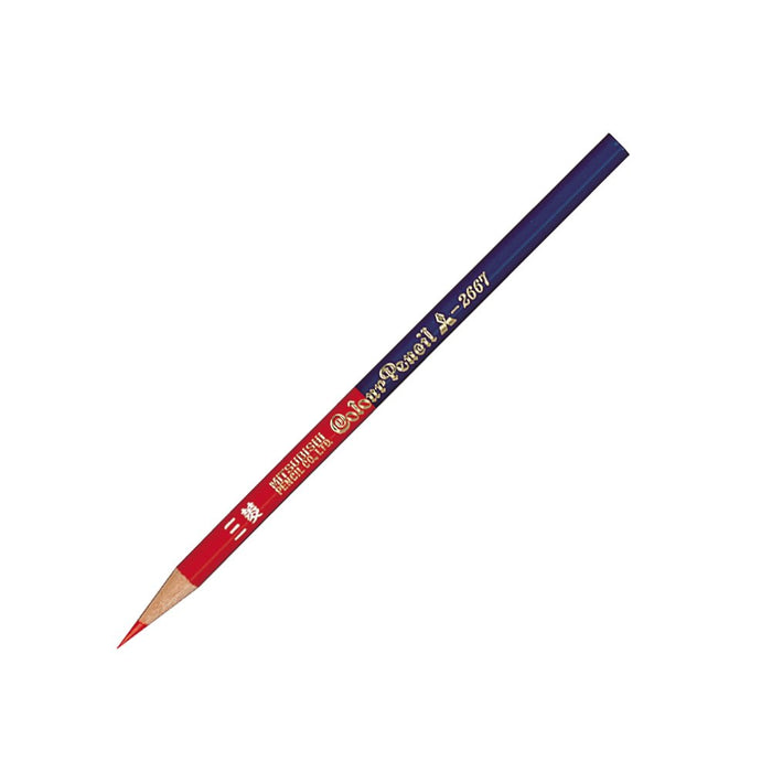 Mitsubishi Pencil Vermilion Blue 2-Color Set - K2667 Edition