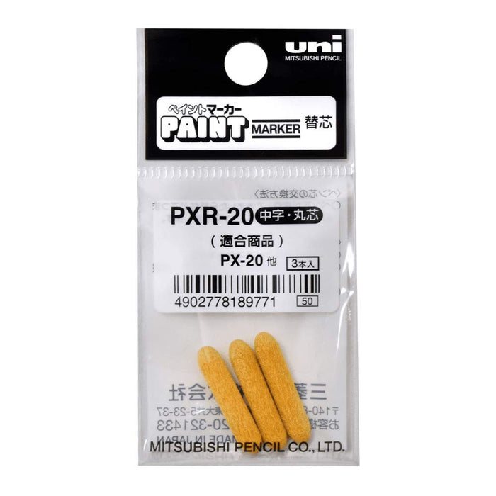 Mitsubishi Pencil Uni Paint Marker Medium Round Lead Refill Pack of 3