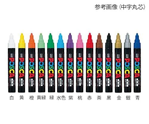 Mitsubishi Pencil Uni Posca Fine Point 0.9-1.3mm in White PC-3M.1