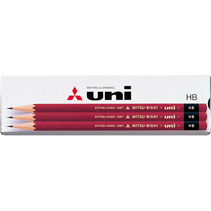 Mitsubishi Pencil Uni-K HB Quality 1 Dozen Paper Box Pencils by Mitsubishi