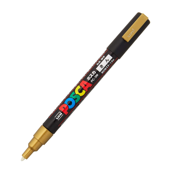 Mitsubishi Pencil Fine Point Round Core Gold Water-Based Pen Posca Pc3M.25