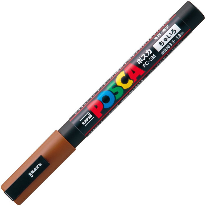 三菱铅笔细头圆芯 Posca 笔 PC3M.21 10 支装 棕色