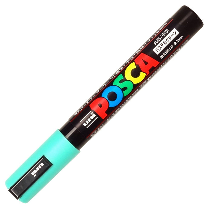 三菱铅笔 Posca 中号水性笔 粉彩绿色 10 支