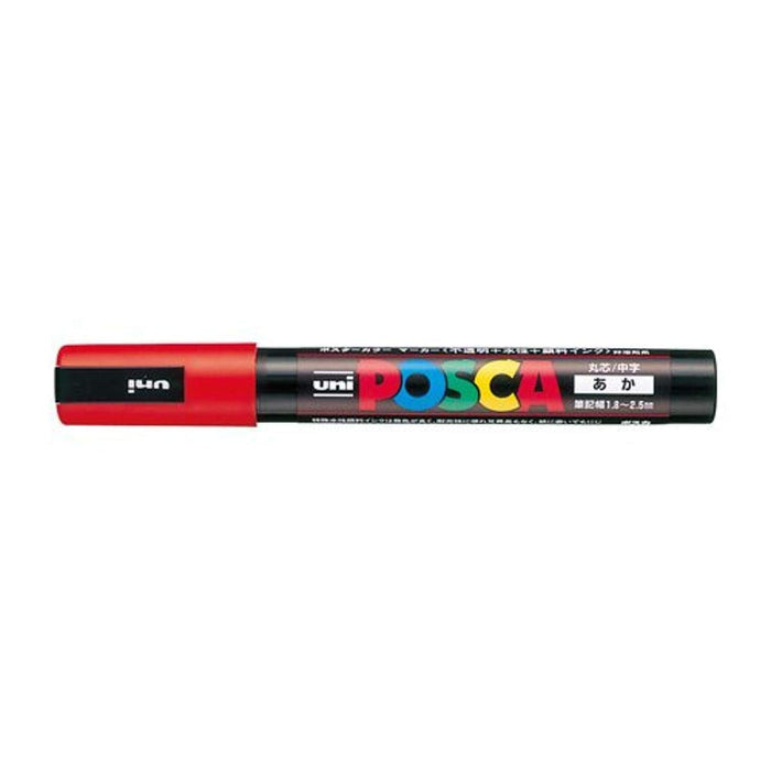 Mitsubishi Pencil Posca Medium Point Water-Based Red Pen Pc5M.15