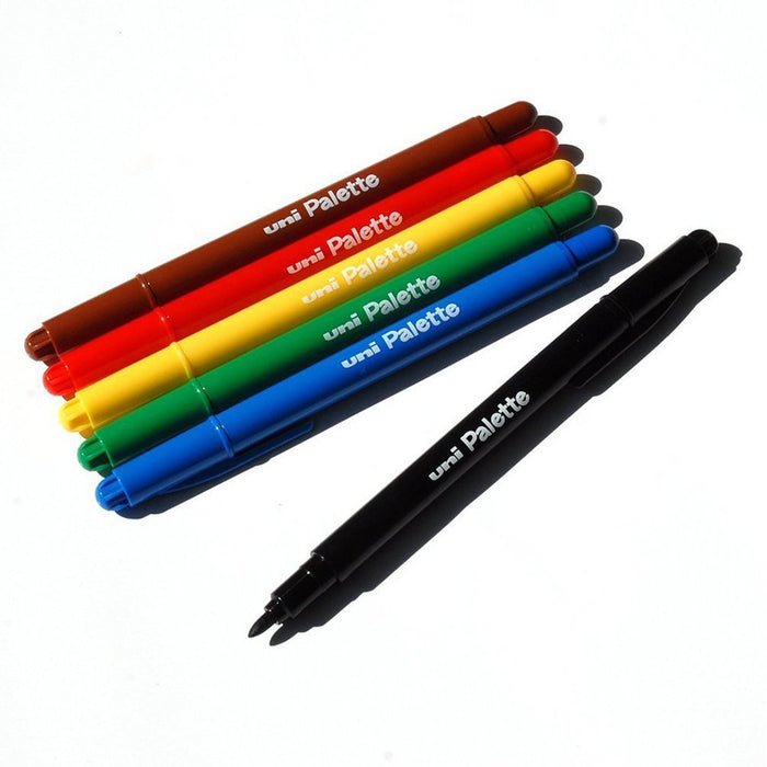 Mitsubishi Pencil Uni Palette Water-Based Pen Set 12 Colors PW50312CPLT