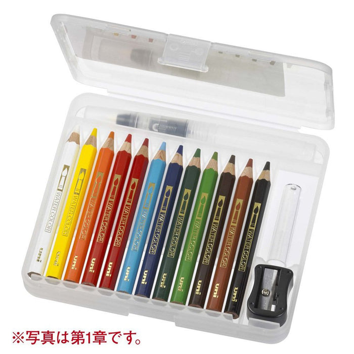 Mitsubishi Pencil Uni Watercolor Compact - 12 Colors Chapter 2 - Uwcncs12C2 Set