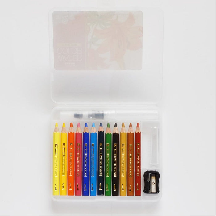 Mitsubishi Pencil Uni Watercolor Compact - 12 Colors Chapter 2 - Uwcncs12C2 Set