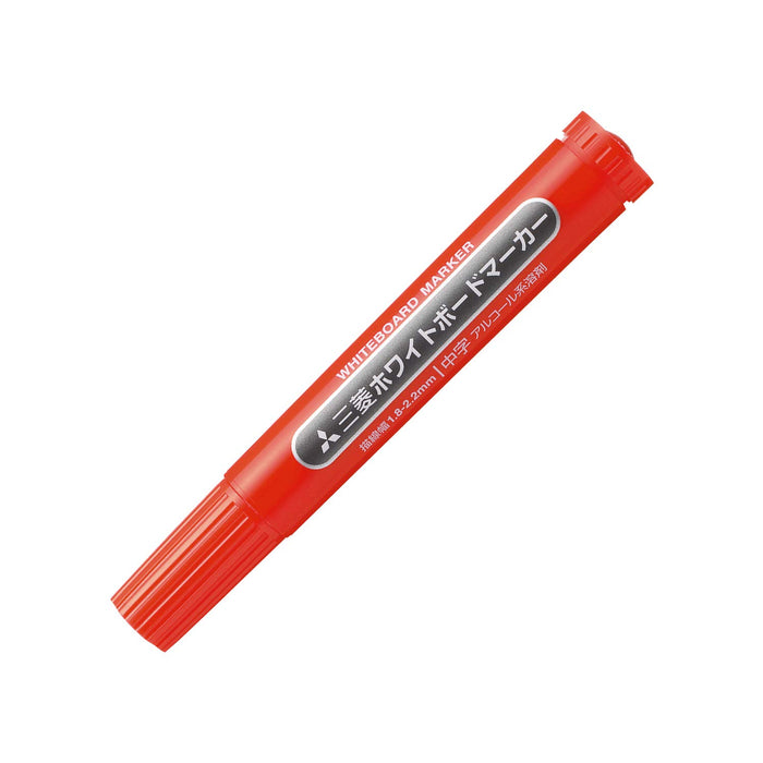 Mitsubishi Pencil Medium Point Red Whiteboard Marker Round Lead Pwb4M.15