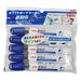Mitsubishi Pencil Medium Point Blue Whiteboard Marker Round Core Pwb1204M Pack of 5-Kiichin - The #1 Place for Japanese Goods in Your Hand!