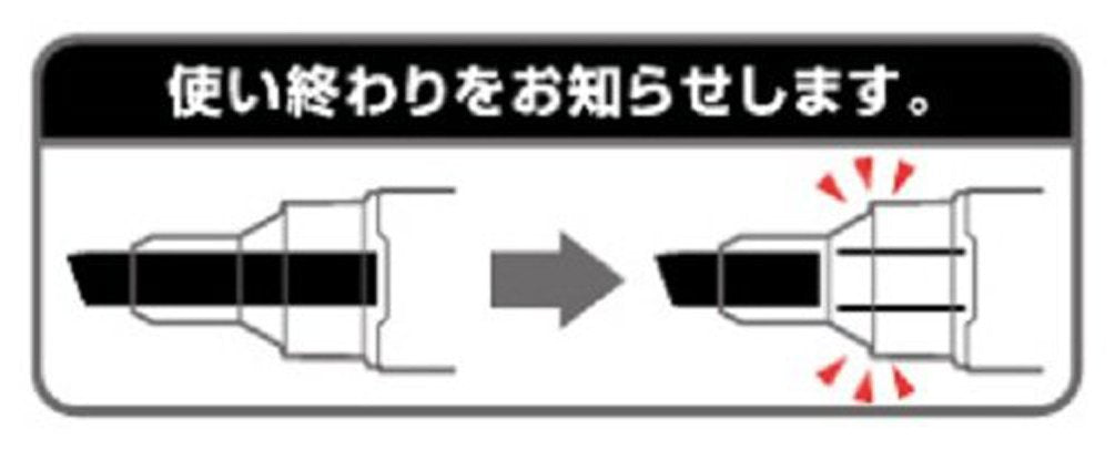 三菱铅笔蓝色中点白板笔带通知传感器 5 支