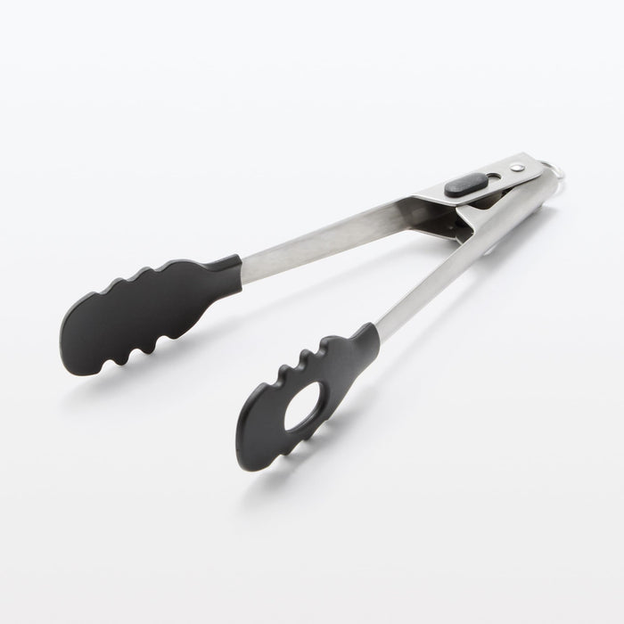 Muji Cooking Tongs Small with Stopper 84376207 Durable Kitchen Tool