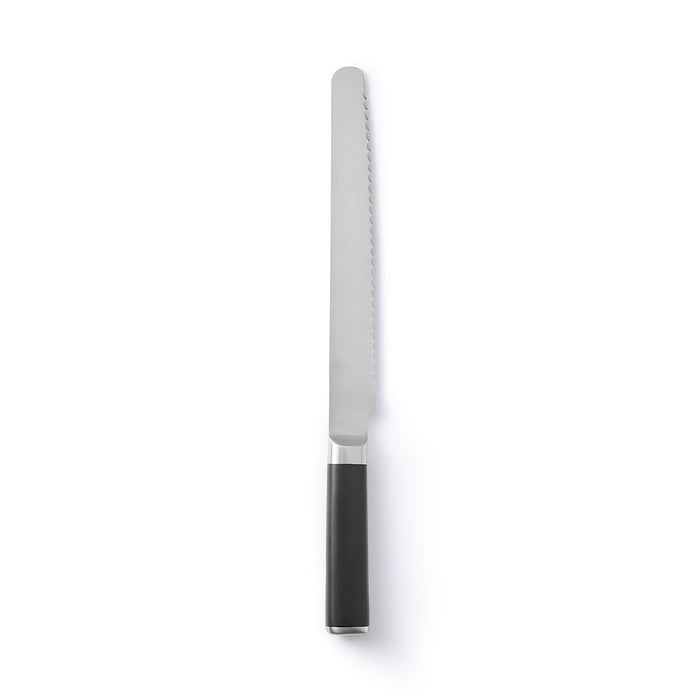Muji Easy Grip Bread Knife Silver 19cm Blade Model 12835875