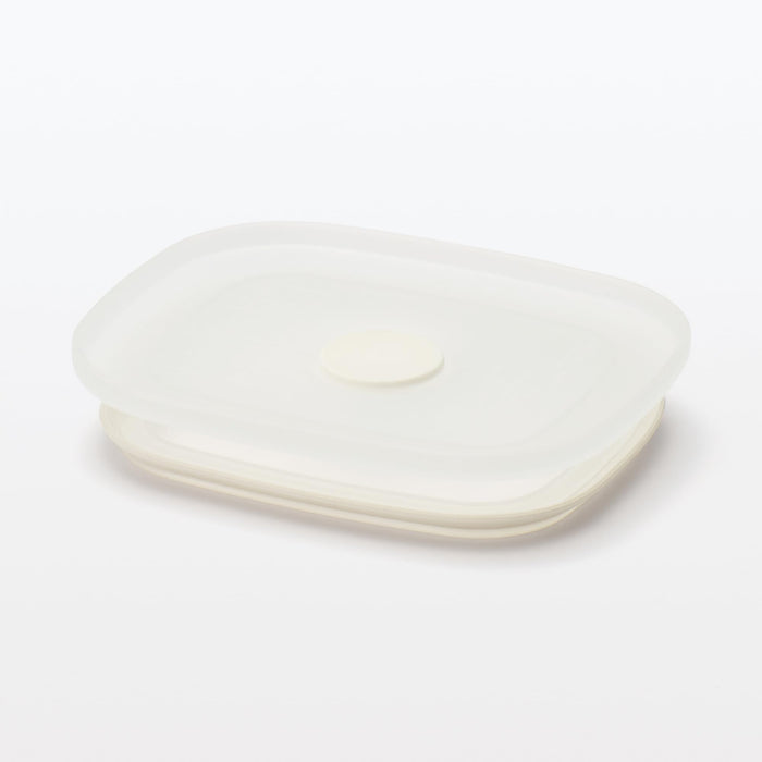 Muji Small Enamel Storage Container with Airtight Valve Lid 44402276