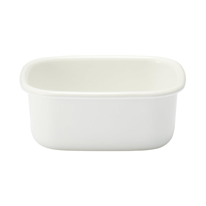 Muji Small Enamel Storage Container Mdp11A3S with Lid Options