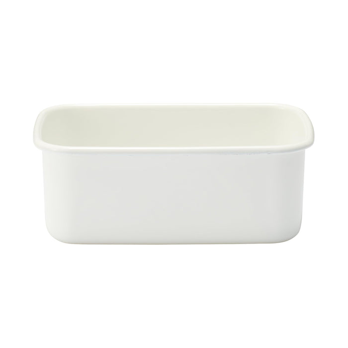 Muji Enamel Storage Container Deep Medium Mdp15A3S with Lid Options
