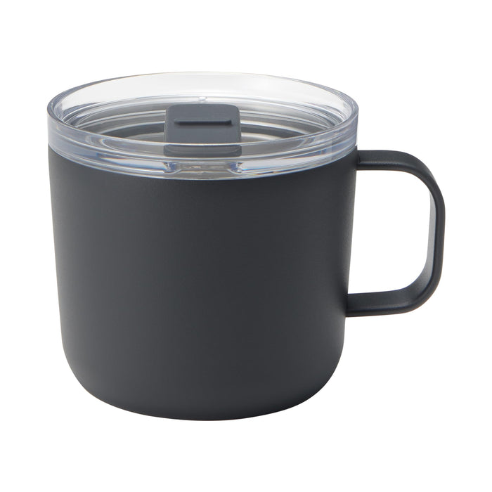 Muji Black 250ml Graduated Hot Cold Mug With Lid - Ideal for Everyday Use