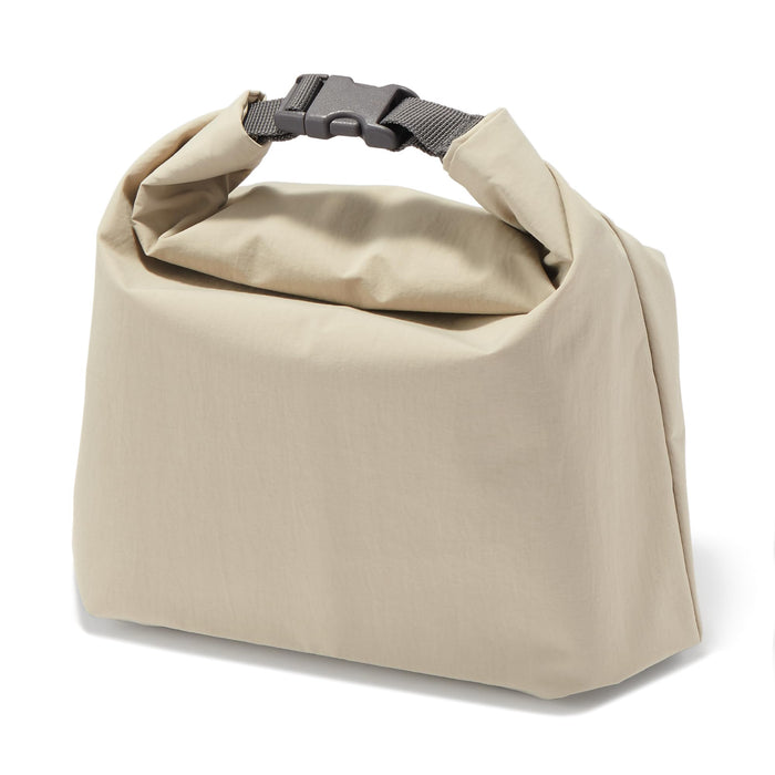 Muji Beige Height Adjustable Lunch Bag Roll Top Large Size 84843082