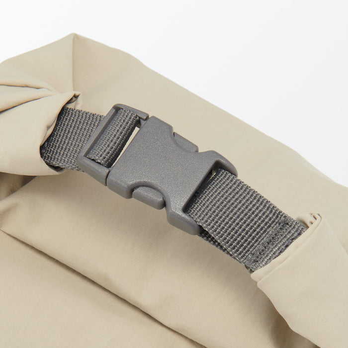 Muji Beige Height Adjustable Lunch Bag Roll Top Large Size 84843082