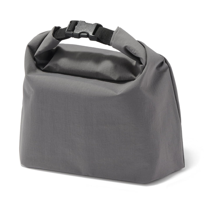 Muji Gray Roll Top Height Adjustable Large Lunch Bag 84843099