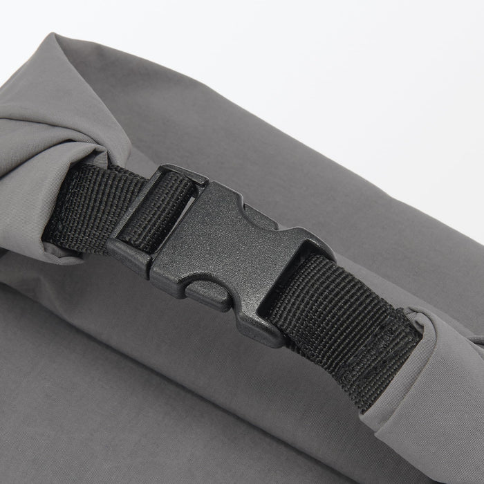 Muji Gray Roll Top Height Adjustable Large Lunch Bag 84843099