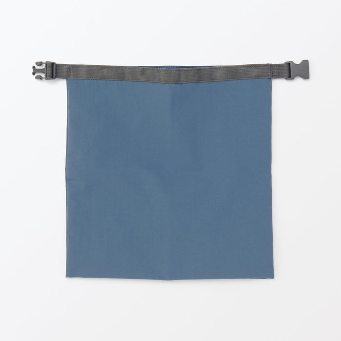 Muji Large Smoky Blue Roll Top Lunch Bag Height Adjustable 84905407
