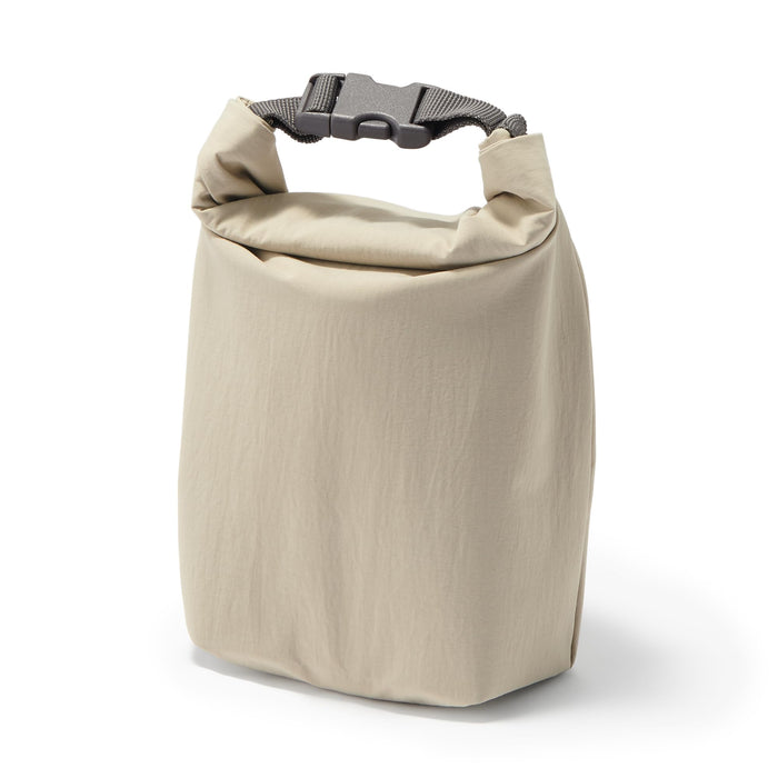 Muji Adjustable Small Lunch Bag Roll Top Beige - Model 84843051