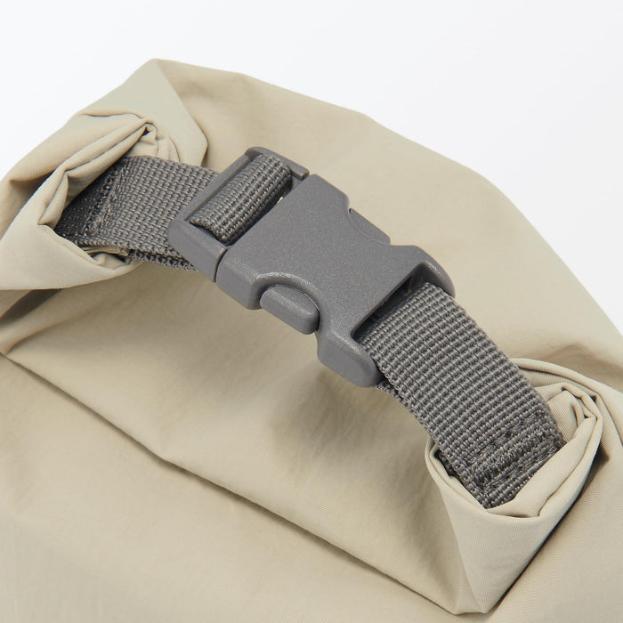 Muji Adjustable Small Lunch Bag Roll Top Beige - Model 84843051
