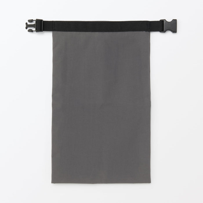 Muji Height Adjustable Small Gray Lunch Bag Roll Top Style 84843068