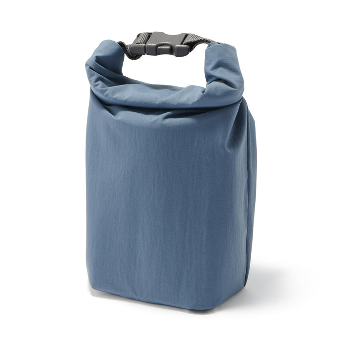 Muji Height Adjustable Small Lunch Bag Roll Top Smoky Blue 84905391
