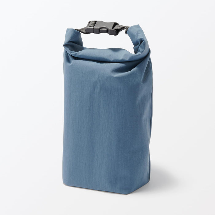 Muji Height Adjustable Small Lunch Bag Roll Top Smoky Blue 84905391